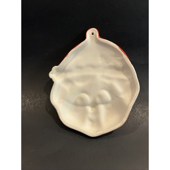 Vintage Ceramic Mrs Clause Face Ornament - Picture 3 of 4